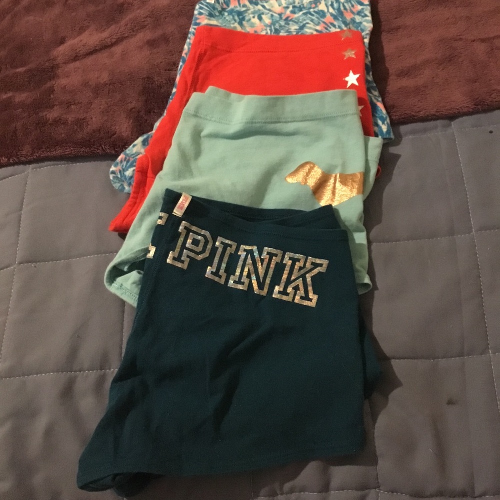 NEW Pink By Victoria Secret “Set Of 4 New Boxer Panties-